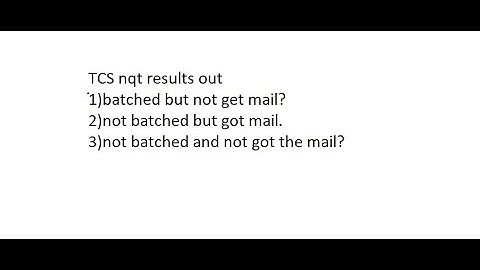 TCS NQT RESULT 2023|BATCHED OR NOT BATCHED?|MAIL RECIVED OR NOT RECIEVED MAIL?