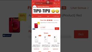 Shopee flash sale Iphone 12 Tipu-tipu screenshot 1