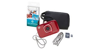 HP Sprocket 2in1 Portable Photo Printer and Camera Bundle