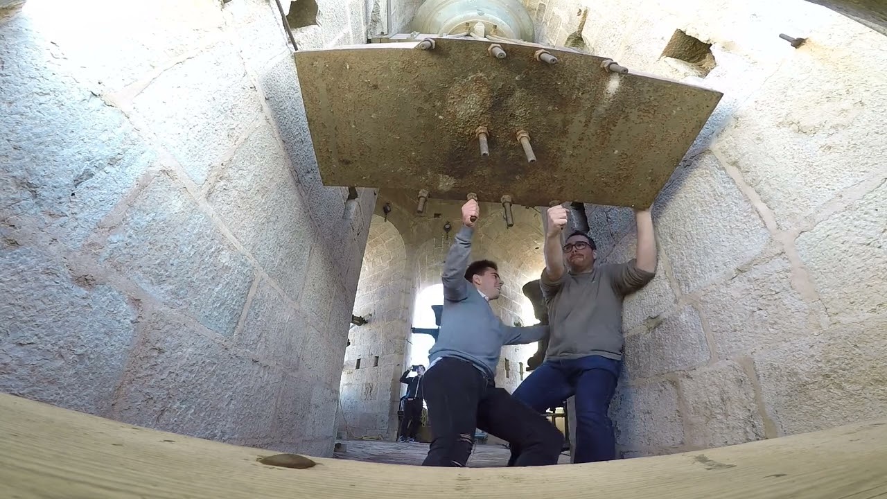 Volteo manual de las 4 campanas mayores Catedral de Castellon // Torre del Fadrí