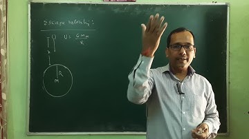 Escape Velocity and Orbital Velocity in Context of Satellite | Dr Mohan L Verma