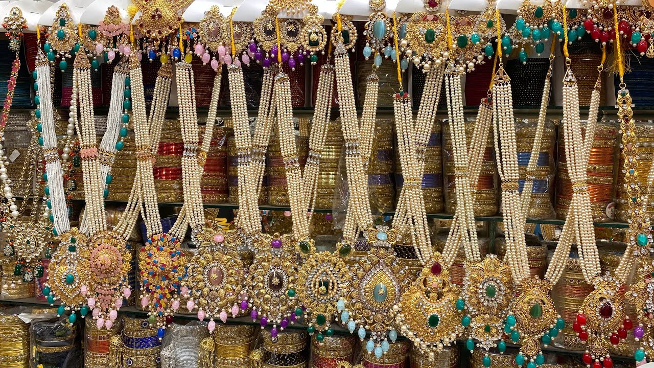 নতুন ডিজাইনের আকিক পাথরের কুন্দনের গোল্ড প্যালেট সিতা হার কিনুন।new sita har,necklace collection