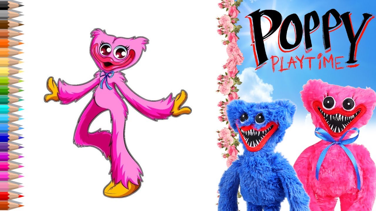 How toDraw Kissy Missy, Huggy Wuggy, and POPPY for fun! #huggywuggy #art