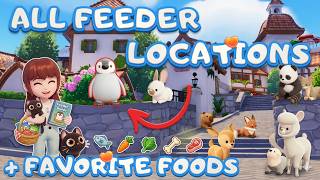  All Animal Trough Locations And Favorite Foods  Penguin Favorite Foods  Heartopia Guide