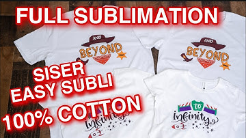 Siser Easy Subli HTV with an Epson Printer (You Don