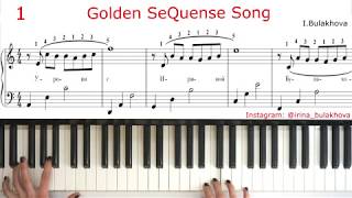 Video thumbnail of "GoLden SeQuence SONG Sheet music Very beautiful piano music BEST Очень красивая музыка на  пианино"