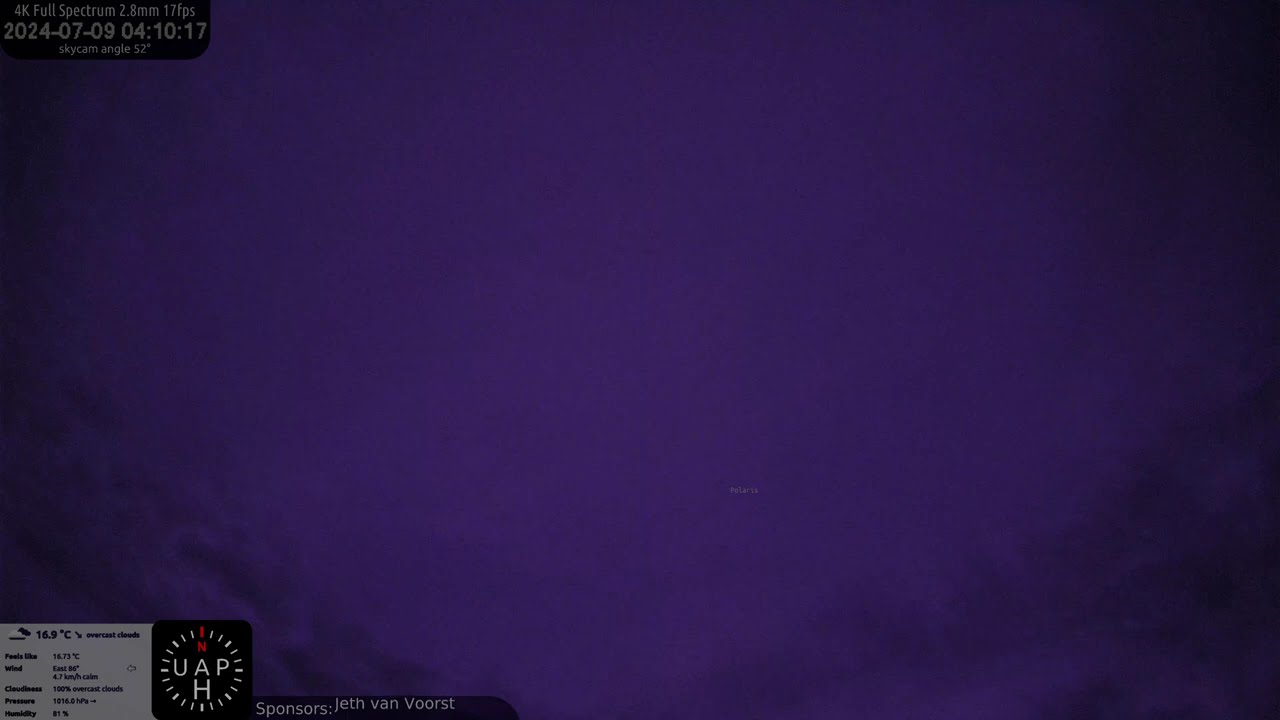 UAP HUNTING - 4K live stream 24/7 - if you see something CLIP IT 😎