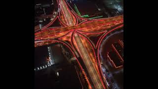 China Overpass, Overpass Building Night View Aerial Photography,Chinese Bridge screenshot 2