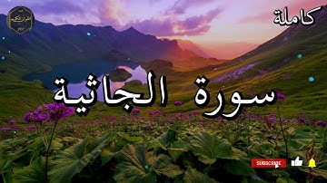 سورة الجاثية كاملة بصوت جميل جدا الشيخ أبو بكر الشاطري 🌹