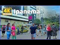 【4K】WALK 🇧🇷 IPANEMA | Rio de Janeiro BRAZIL 2023 Av PIRAJA