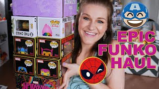 EPIC FUNKO HAUL | MARVEL BLACK LIGHT POPS | WONDERCON POPS | OVER THE MOONY
