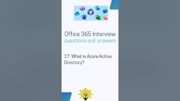 What is Azure Active Directory , Office 365 Interview Questions and answers #shorts #interview