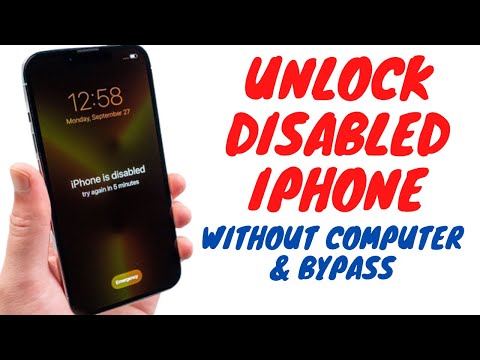 Quick unlock any disabled iPhone without computer & bypass !! How to unlock disabled iPhone