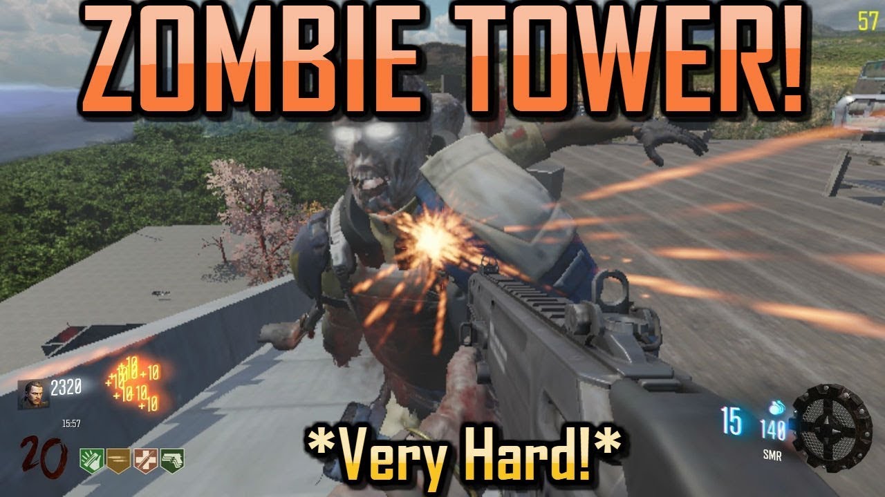 VERY HARD Zombie Tower Map! [Custom Zombies] // Subscribe & click the bell! 🔔