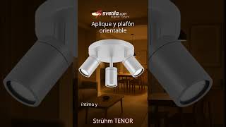 Aplique y plafón orientable Strühm TENOR