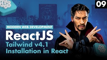 Tailwind CSS v4.1 Installation in React JS 🚀 | Latest Setup with Vite (2025)
