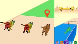Animal Transform Race Epic Race  3D Gameplay Part 1 All Levels 13 - 23 Android,ios screenshot 4