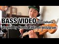 Bass played by naoto tada on instagram