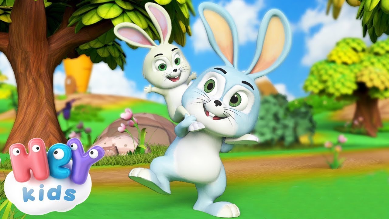 The Little Bunny song + more nursery rhymes 🐰 HeyKids