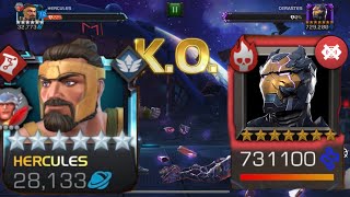 R5 6* Hercules vs Act 8.3 Cerastes Boss solo [Unblockable Specials path]. MCOC