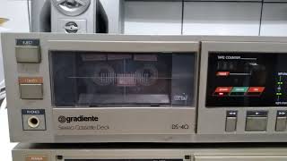 Receiver Gradiente DS20 e Tape Deck DS40 #somvintage