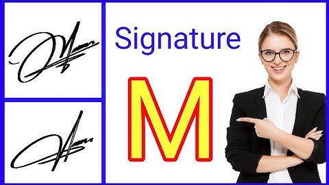Letter M signature style | Signature ideas for letter M | Signature style of my name M