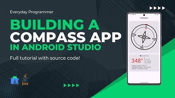 How to create a complete Compass App in Android Studio Using Java within minutes | Full Tutorial