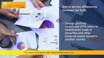 What are FDI and FPI – What are the Differences Between FDI v/s FPI? – Motilal Oswal