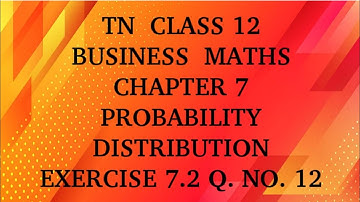 TN 12th business maths chapter 7 exercise 7.2 question number 12