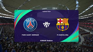 مباراة برشلونة ضد باريس سان جيرمان | ميسي ضد برشلونة | تعليق عربي | PES 2021
