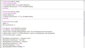 Access VBA Programming - ADO Recordsets for Beginner Part 2/4