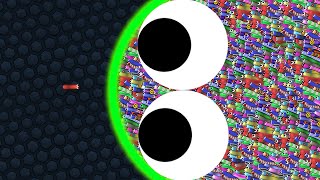 Slither.io Hacker Snake vs Tiny Pro Snake! Epic Slitherio Gameplay