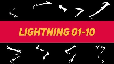 Liquid Elements Lightning 01-10 Motion Graphics Templates