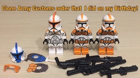 Clone Army Customs clones I ordered on my Birthday (March 30th) birthday CAC LEGO clone haul!