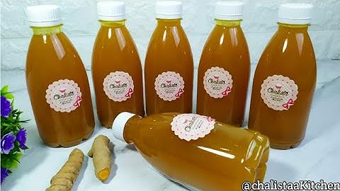 CARA MEMBUAT JAMU KUNIR ASEM PALING SEGAR DAN KAYA MANFAAT