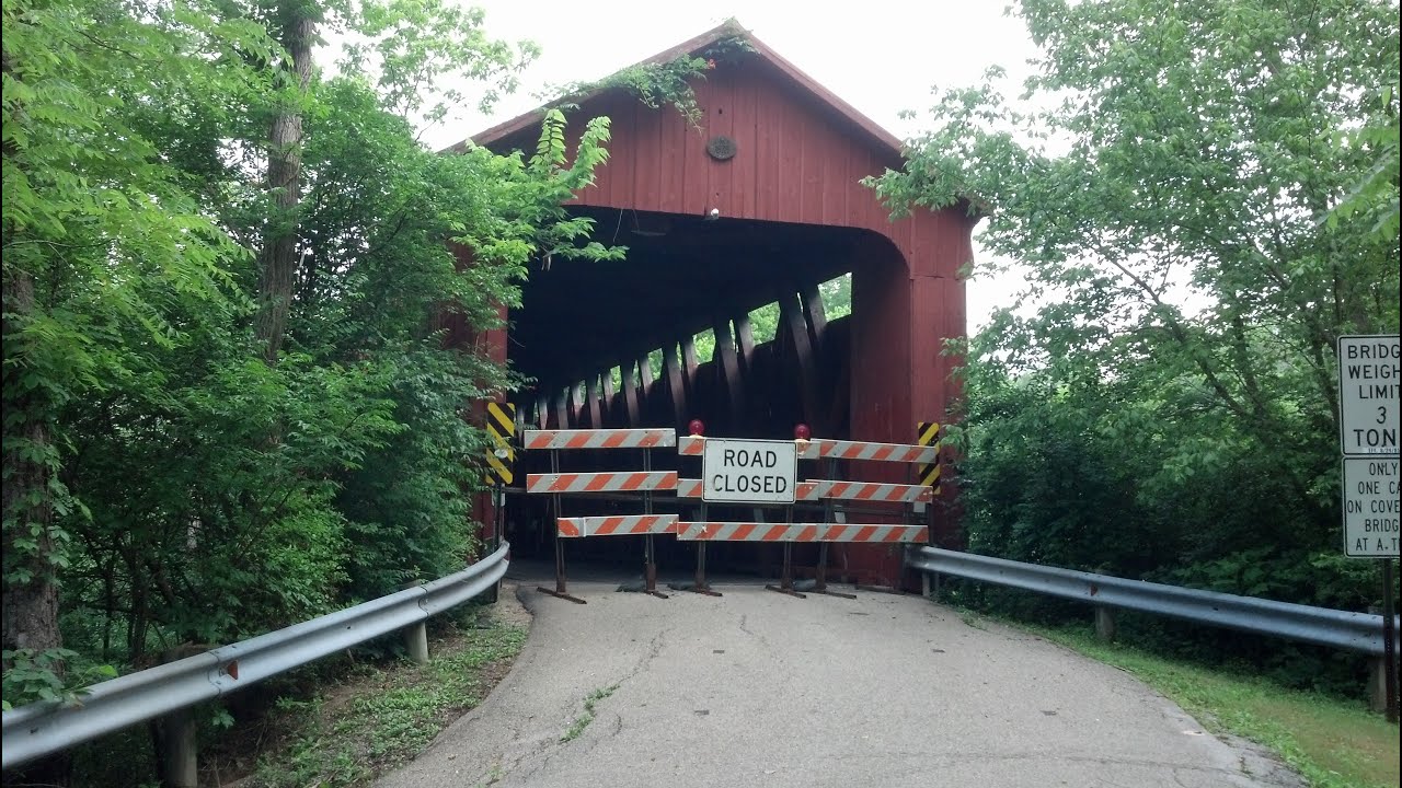 Stonelick Covered Bridge, Stonelick, Ohio YouTube