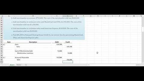 Chapter 6   Exercise 6 9 Sales Related Transactions