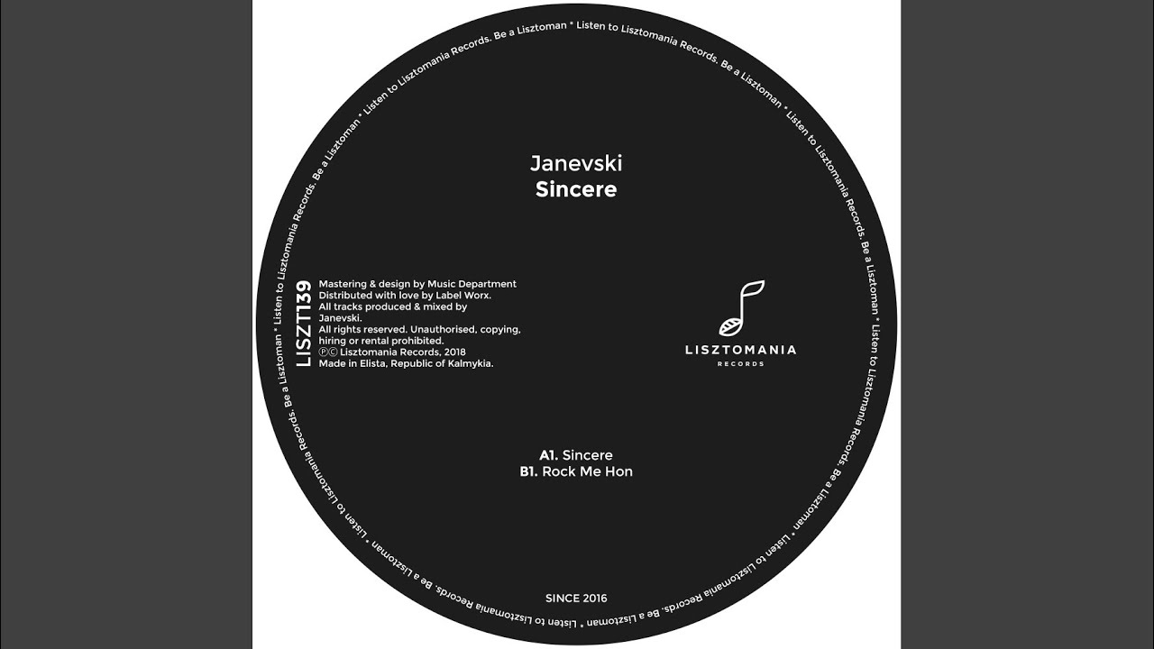 Sincere (Original Mix)