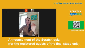 Online stream of the Final Stage of the Scratch Olympiad 2020