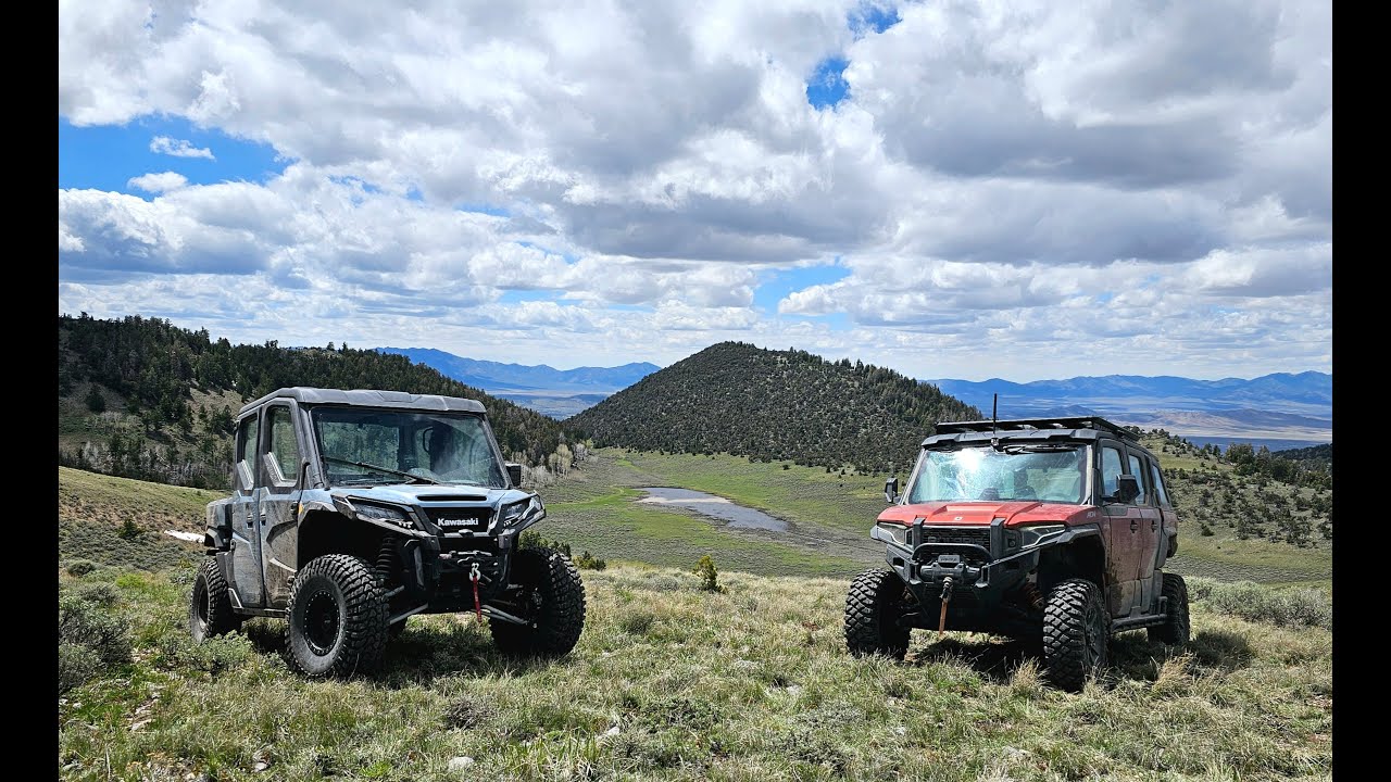 Mountain ride in our 2025 kawasaki ridge crew
