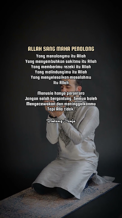 Allah sang maha penolong😇 #shorts #quotes #motivasidiri