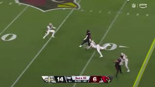 Keaontay Ingram  with the big pickup