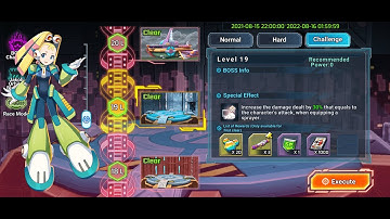 Mega Man X DiVE MOBILE - Jakob Orbital Elevator 19L Challenge