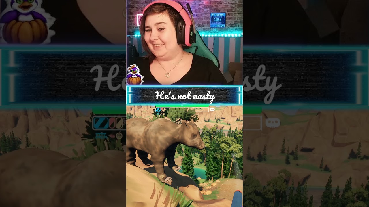 He's not nasty -  #twitch #girlgamer #rvthereyet #jumpscare #silly #funny #clips #shorts