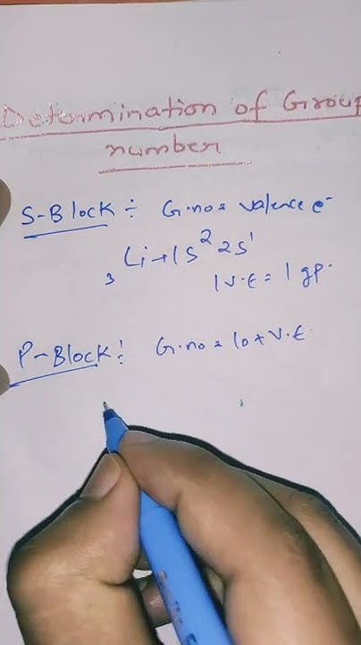 how to find group number of element in periodic table#shorts #science # ...