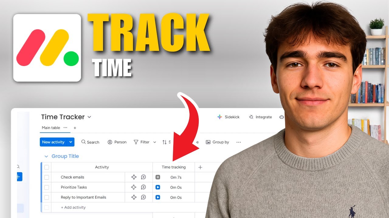 Как отслеживать своё время с помощью Monday.com (Учебное пособие 2026)