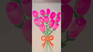 Flower bouquet ? simple and creative drawing creative trending shorts
