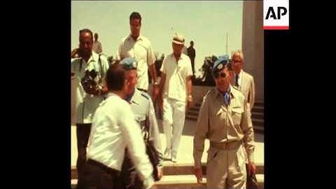 SYND 19-8-70 UN CHIEF OBSERVER, MAJOR GENERAL ENSIO SIILVASVUO, ARRIVES IN CAIRO