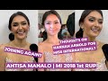 AHTISA MANALO | THOUGHTS ON HANNAH ARNOLD AND ON PLANS TO COMPETE AGAIN | MISS INTERNATIONAL