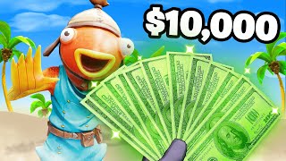 Surprising A 9 Year Old With $10,000.. (Fortnite)